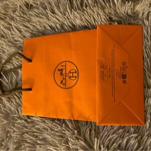 Hermès Orange Gift Bag